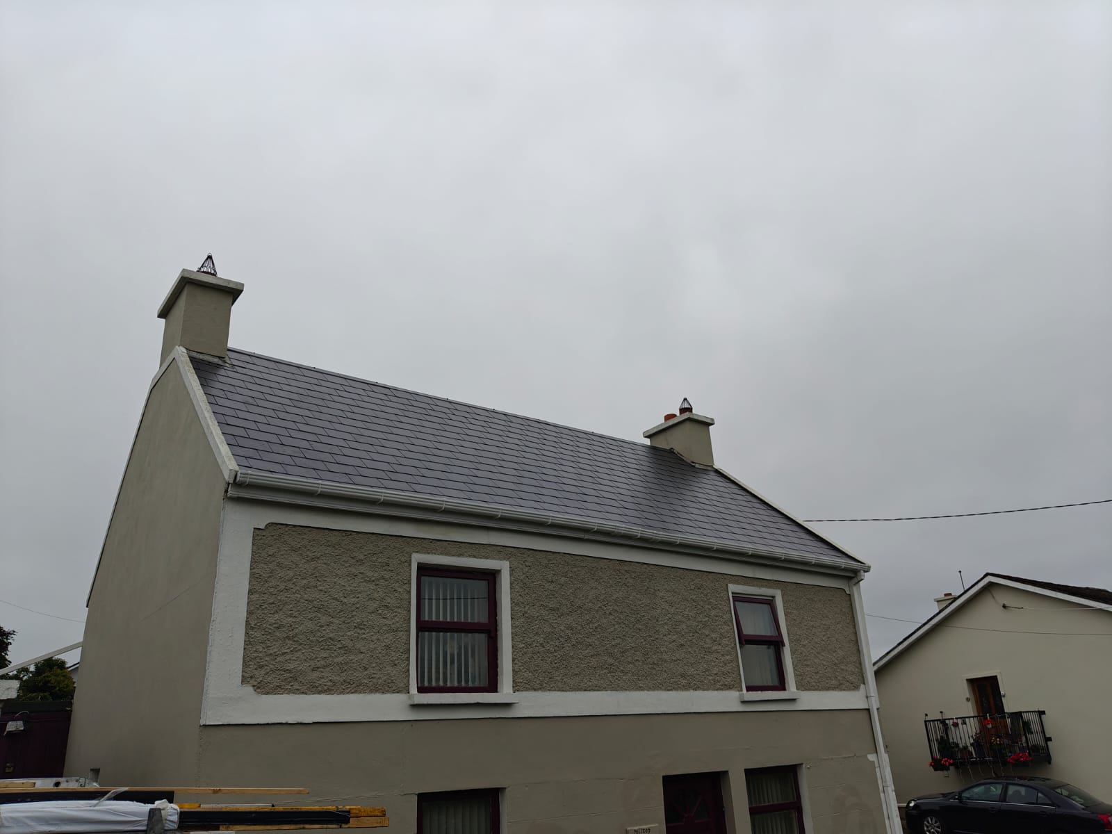 Roofing work